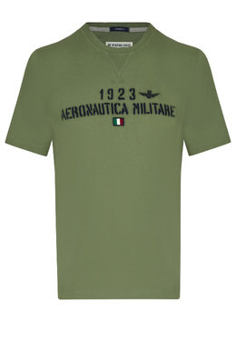 AERONAUTICA MILITARE: Зелёная футболка