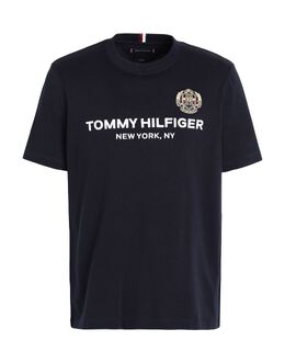 TOMMY HILFIGER: Футболка с воротником 