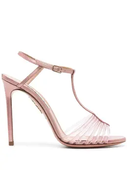 Aquazzura: Розовые сандалии 