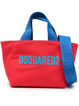 Dsquared2: Сумка-шоппер с принтом 