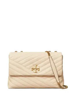Tory Burch: Белая сумка  Kira Chevron