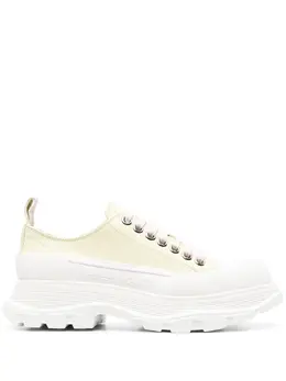 Alexander McQueen: Жёлтые кроссовки  Tread Slick