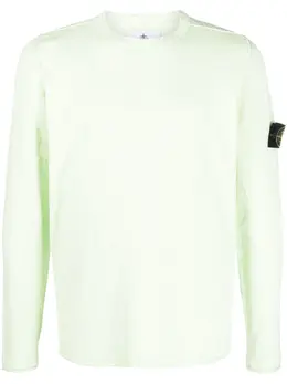 Stone Island: Зелёный свитшот 
