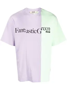 MSGM: Зелёная футболка Fantastic Green