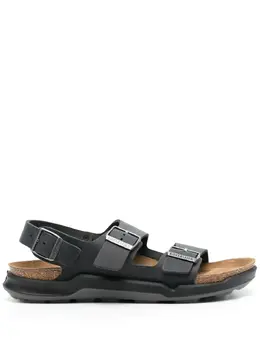 Birkenstock: Чёрные сандалии  Milano