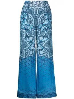 Alberta Ferretti: Шёлковые брюки 