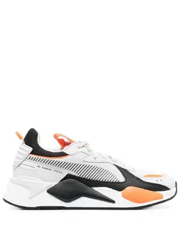 PUMA: Оранжевые кроссовки  RS-X