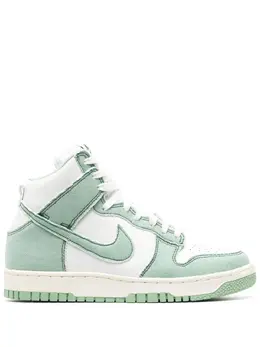 Nike: Зелёные кроссовки  Dunk High