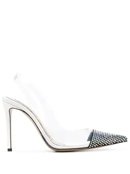 Alexandre Vauthier: Белые туфли  Amber Ghost
