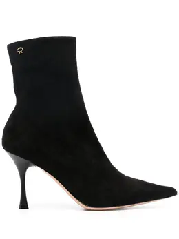 Gianvito Rossi: Чёрные ботинки 