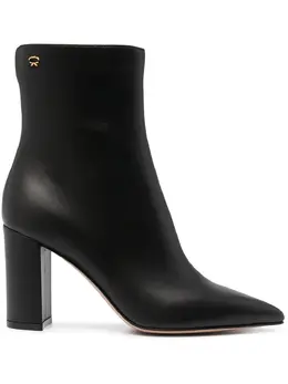 Gianvito Rossi: Чёрные ботинки 