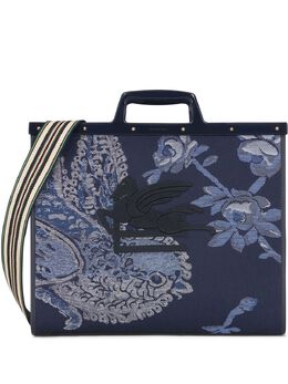 ETRO: Голубая сумка-шоппер 