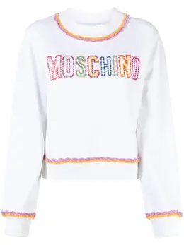 Moschino: Хлопковый свитшот 