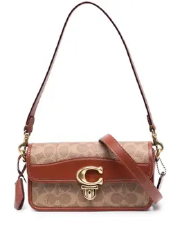 Coach: Коричневая сумка 