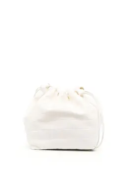 Jil Sander: Белая сумка  Drawstring