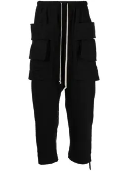 Rick Owens DRKSHDW: Чёрные брюки  Cargo