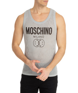 Moschino: Футболка  Smiley без рукава