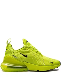 Nike: Зелёные кроссовки  Air Max 270