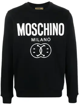 Moschino: Свитшот с принтом 