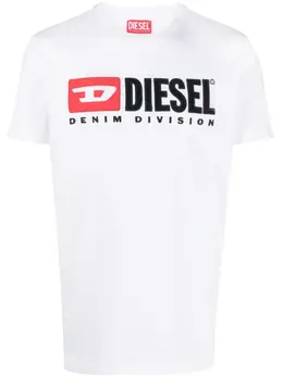 Diesel: Белая футболка  T Diegor