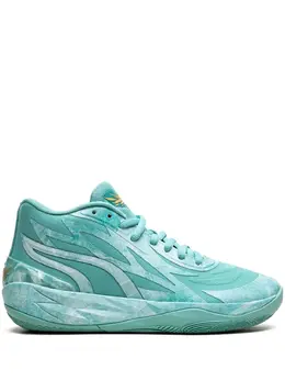 PUMA: Зелёные кроссовки 