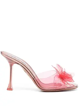 Aquazzura: Розовые сандалии 