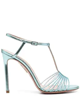 Aquazzura: Голубые сандалии 