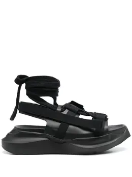 Rick Owens DRKSHDW: Чёрные сандалии  Geth