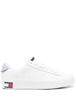 Tommy Jeans: Белые кроссовки 