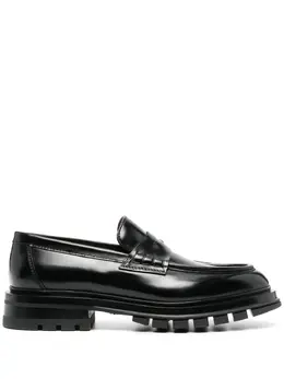 Santoni: Чёрные туфли 