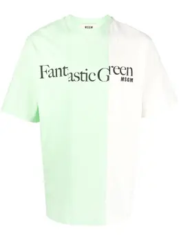 MSGM: Зелёная футболка Fantastic Green