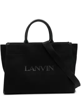 Lanvin: Сумка-шоппер с принтом 