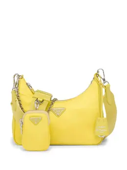 Prada: Жёлтая сумка 