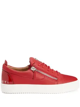Giuseppe Zanotti: Светлые кроссовки  Frankie