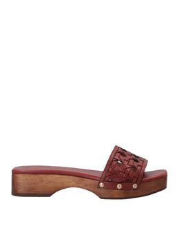 TORY BURCH: Однотонные сабо 