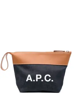 A.P.C.: Коричневый клатч 