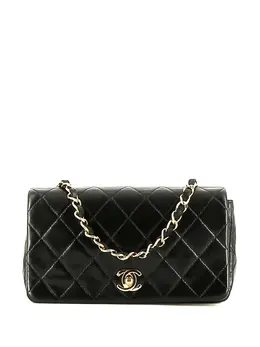 CHANEL Pre-Owned: Чёрная сумка 