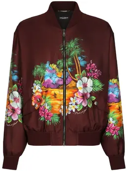 Dolce & Gabbana: Куртка с принтом 