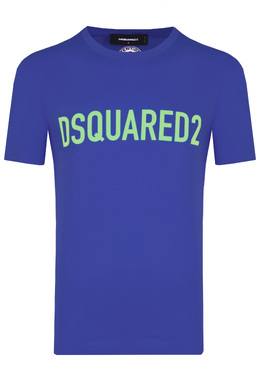 DSQUARED2: Синяя футболка 