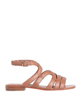 SANTONI: Коричневые сандалии 