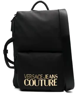 Versace Jeans Couture: Чёрный рюкзак 