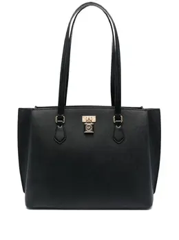 Michael Michael Kors: Чёрная сумка-шоппер 