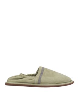 BRUNELLO CUCINELLI: Зелёные лоферы 