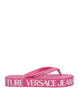 VERSACE JEANS COUTURE: Двухцветные сандалии 