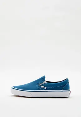 Vans: Голубые мокасины