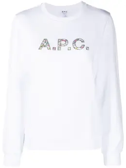 A.P.C.: Свитшот с принтом