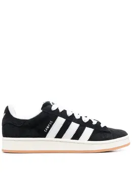 adidas: Чёрные кроссовки  Campus