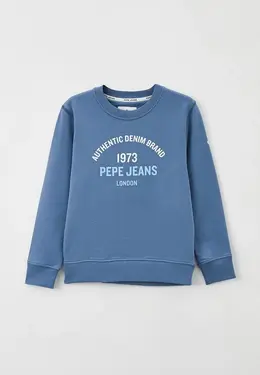 Pepe Jeans: Голубой свитшот