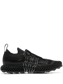 Y-3: Чёрные кроссовки 
