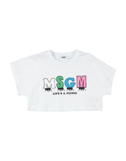 MSGM: Футболка с принтом 